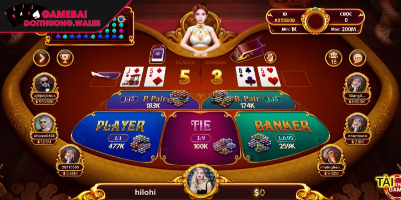 Tham gia đánh bài Baccarat kiếm tiền hấp dẫn