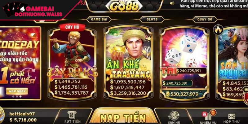 Sơ lược cổng game bài đổi thưởng GO88 uy tín
