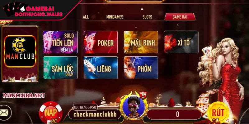 Quy trình chơi game bài đổi thưởng trực tuyến tại MANCLUB