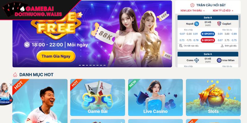 Nhà phát hành game bài đẳng cấp hàng đầu SIN88